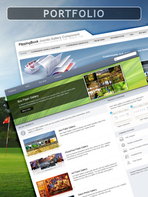 <strong>Page 7.</strong> Portfolio created with the help of FlippingBook technology will impress your visitors and potential customers and stay in their memory for a long time. For example, if you are a web-designer, you can place a screenshot of a web-site on the page and the <em>Visit site</em> link under the page.